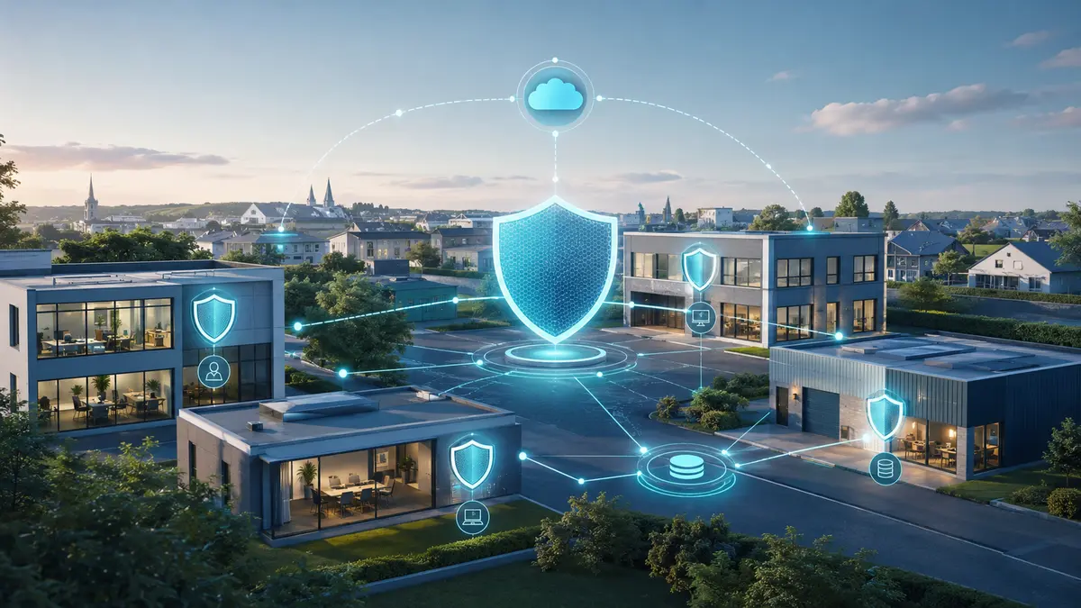 Illustration de l’accompagnement cybersécurité des PME à Caen et en Normandie